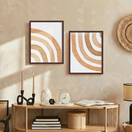 LaVie Home 11x14 Picture Frame for Wall Display, 11x14 Brown Picture Frame with HD Plexiglas, 11 x 14 Poster Frame 1 Pack, Display Frame for Vertical or Horizontal, Classic Collection
