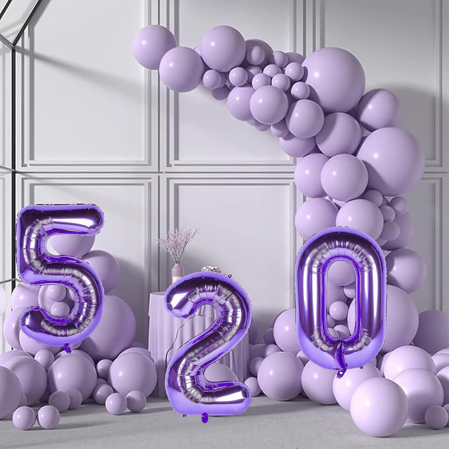 Skiennix 40-Inch Purple Number 1 Balloon - Big Foil Mylar Decoration for 1st Birthday Parties & Events