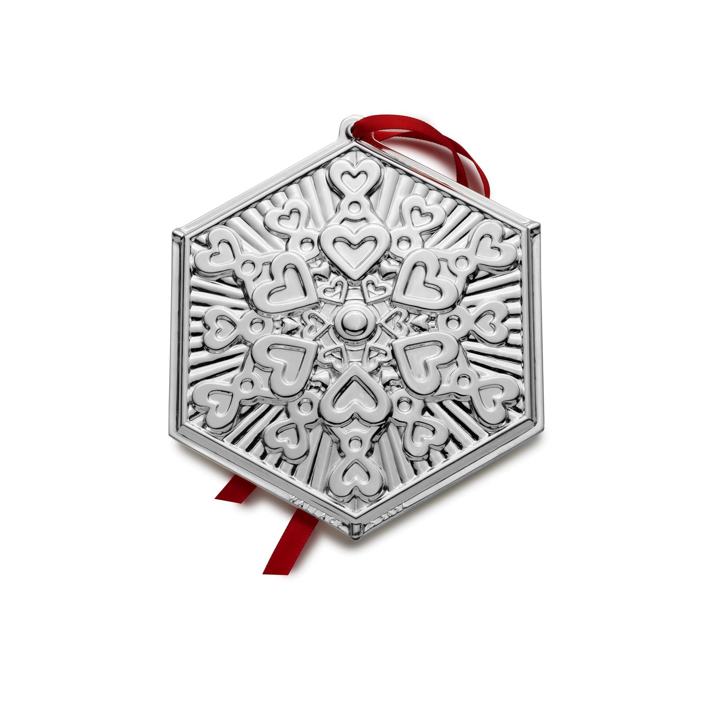 Wallace 2024 Silver Plated Snowflake Ornament 4th Edition