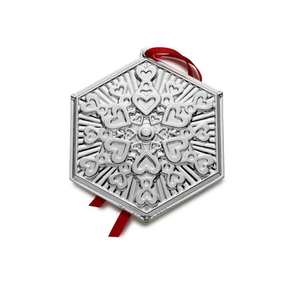 Wallace 2024 Silver Plated Snowflake Ornament 4th Edition