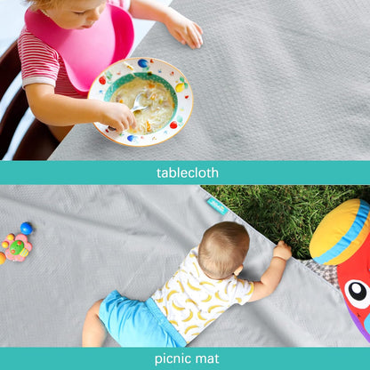 Splat Mat 2 Pack - Waterproof Anti-Slip High Chair Mats for Mess-Free Eating & Crafts | 42''×46''