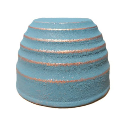 40 oz Japanese Style Cast Iron Teapot Set with Infuser and Trivet for Loose Tea, Adult Asain Tea Pot Kettle Maker with 2 Tea Cups, Blue