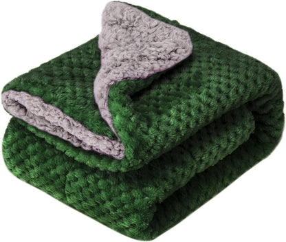 Skiennix Fuzzy Baby Blanket - Soft Coral Fleece for Infants | Cozy 32" x 40" Crib & Stroller Blanket