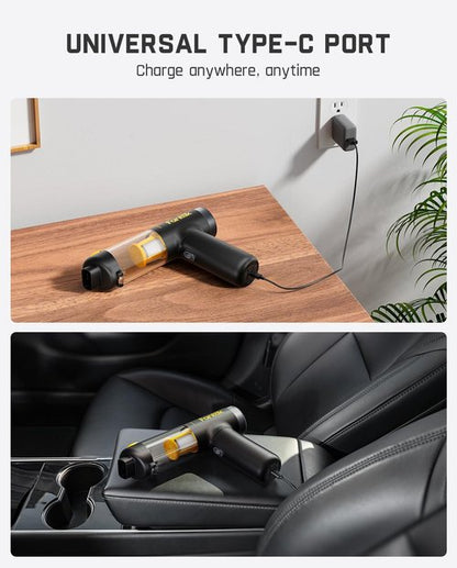 Fanttik Slim V10 Mix Cordless Car Vacuum - 4-in-1 Handheld Air Duster with Smart LED Display & 16kPa Suction Power