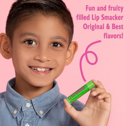 Lip Smacker Original Party Pack - 10 Hydrating Lip Balms in Classic Flavors - Cruelty-Free & Moisturizing