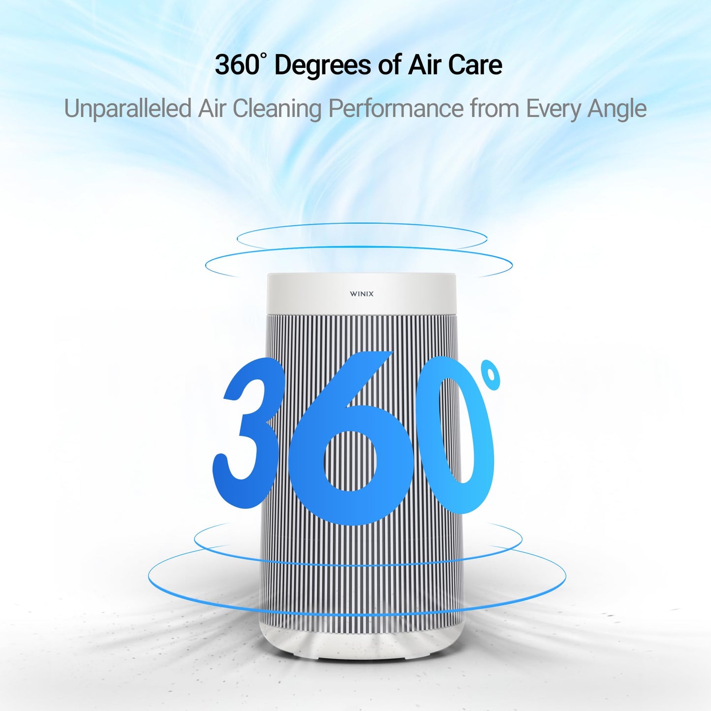 WINIX T810 Air Purifier for Home Extra Large Room Up to 1968 Ft² in 1 Hr With Smart Wi-Fi, Air Quality Monitor, True HEPA, Carbon Filter and Auto Mode, Captures Pet Allergies, Smoke, Dust