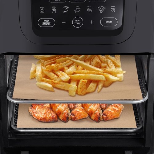 CHEFMAN Air Fryer Liners - Disposable Unbleached Parchment Paper, 120 PCS Square Non-Stick Baking Sheets