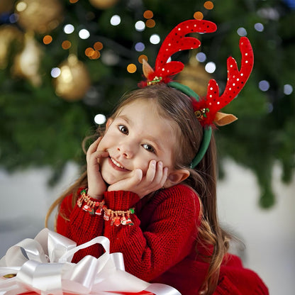 Skiennix Christmas Advent Calendar - 24-Day Countdown with 2 DIY Charm Bracelet Kits