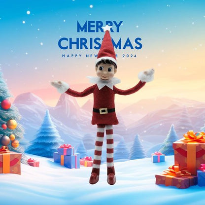 LovelfStory Christmas Elf Doll Plush Toy - Perfect Holiday Gift for Kids | Festive Decor
