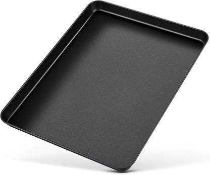 P&P CHEF 16-Inch Non-Stick Baking Cookie Sheet Pan - Durable Carbon Steel Oven Tray for Bread, Meat & Vegetables