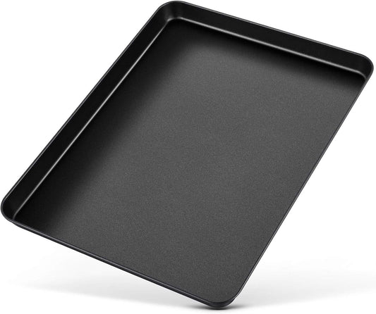 P&P CHEF 16-Inch Non-Stick Baking Cookie Sheet Pan - Durable Carbon Steel Oven Tray for Bread, Meat & Vegetables