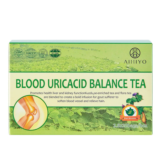 AIHIYO Blood Uric Acid Balance Tea, Promote Purine Metabolism and Relieve Joint Pain, 20 Teabags