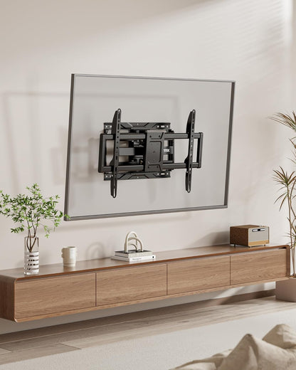 monTEK Heavy Duty TV Wall Mount - Full Motion Design for 37-90 Inch TVs | Supports Up to 165lbs
