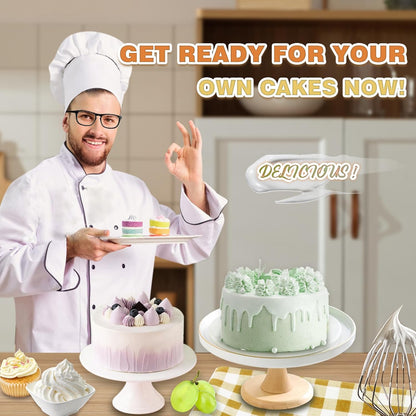 NEWTRY Electric Cake Decorating Machine - Semi-Automatic Icing & Butter Coating Tool for 4-12 Inch Cakes | 110V US
