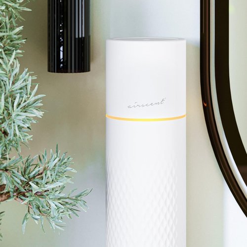 AirScent Waterless Diffuser - Cold Air Aromatherapy Diffuser for Homes & Offices - White - 4.05 Oz
