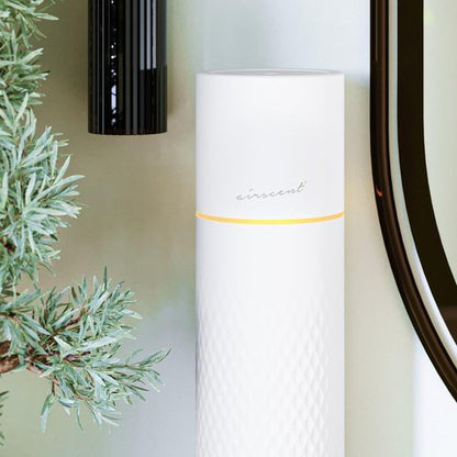 AirScent Waterless Diffuser - Cold Air Aromatherapy Diffuser for Homes & Offices - White - 4.05 Oz