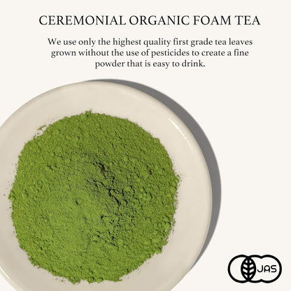 TEA-HAVA Organic Matcha Green Tea Powder - Superior Ceremonial Blend from Uji, Kyoto (30g / 1.06 oz)