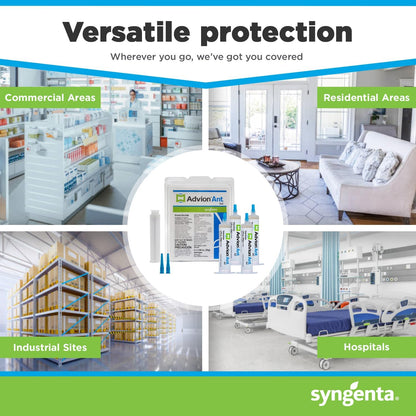 Syngenta Advion Ant Gel - Effective Ant Control | 4 Tubes, 30 Grams Each