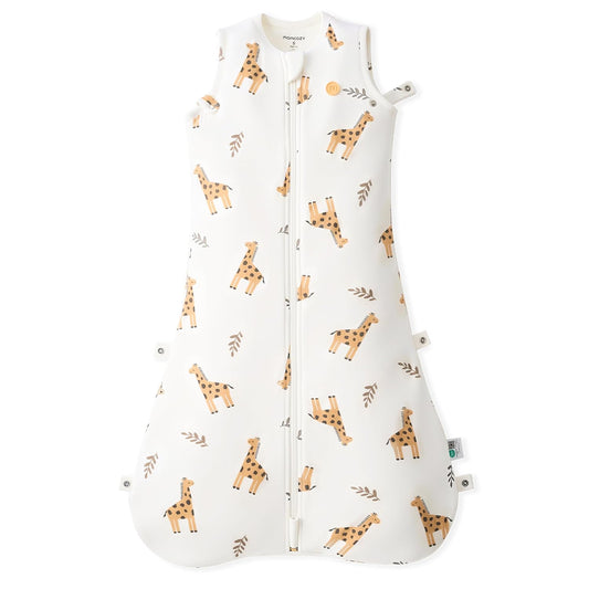 Momcozy Baby Sleep Sack - 1.5 TOG Wearable Blanket with Plush Filling & Two-Way Zipper | Small Giraffe