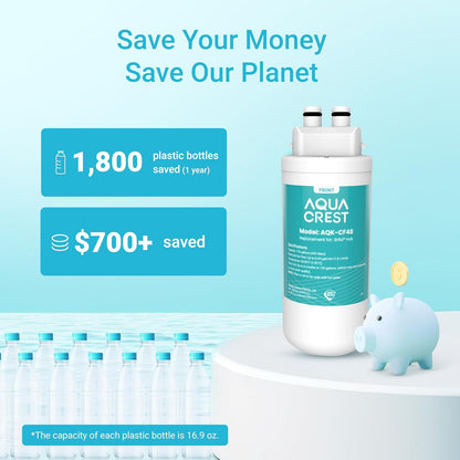AQUA CREST Water Filter Replacement - Compatible with Brita® Hub Instant Countertop System, 6-Month Supply