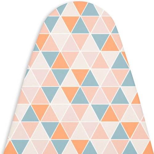 Encasa XO Ironing Board Cover - Thick 4mm Felt Padding, Scorch & Stain Resistant | 54"x15" Standard Size - [Design]