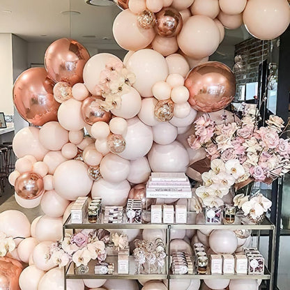 PartyWoo Pastel Orange Balloons - 50 Pcs 12 Inch Latex Helium Balloons for Celebrations