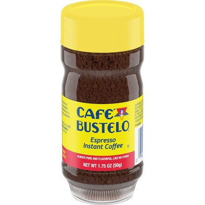 Café Bustelo Espresso Style Dark Roast Instant Coffee - Rich Flavor | 1.75 Ounces