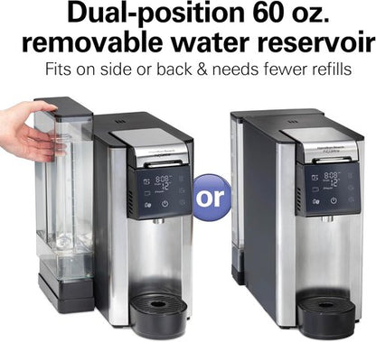 Hamilton Beach FlexBrew Coffee Maker - 5-in-1 Thermal Drip & Single Serve, Fast Brewing, Black