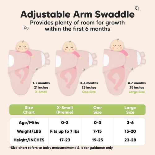 3-Pack Organic Baby Swaddle Sleep Sacks - Swaddles for Newborns, Infant 0-3 Months, Baby Girls, Boys, Soft & Snug Newborn Sleep Sack, Nursery Swaddling Blankets (Daffodil, OS)