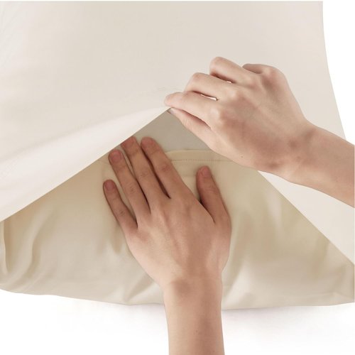 Bedsure Queen Sheet Set, Rayon Derived from Bamboo, Cooling Sheets, PureWoven, Breathable & Soft, Deep Pocket Up to 16", Hotel Luxury Silky Bedding for Hot Sleepers, Light Beige