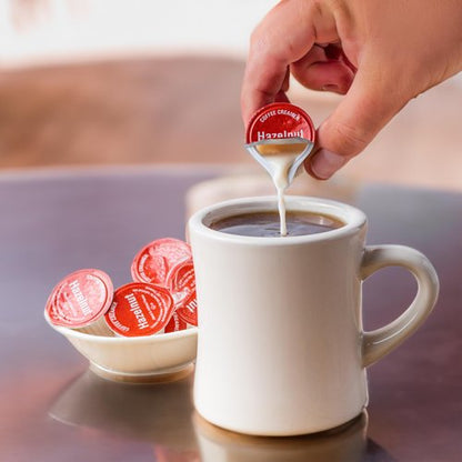 Heartland Non Dairy Liquid Coffee Creamer, Hazelnut, 200 Single Serve Cups, Shelf Stable, No Refrigeration