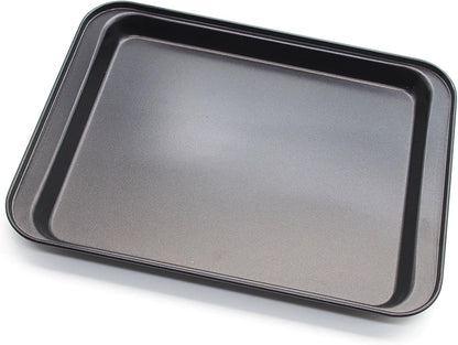 Skiennix Cookie Baking Sheet - 9.5 Inch x 7 Inch Nonstick Iron Plate for Cookies, Roasting & Baking