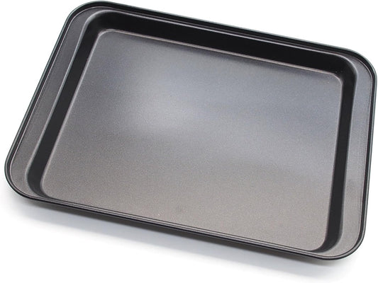 Skiennix Cookie Baking Sheet - 9.5 Inch x 7 Inch Nonstick Iron Plate for Cookies, Roasting & Baking