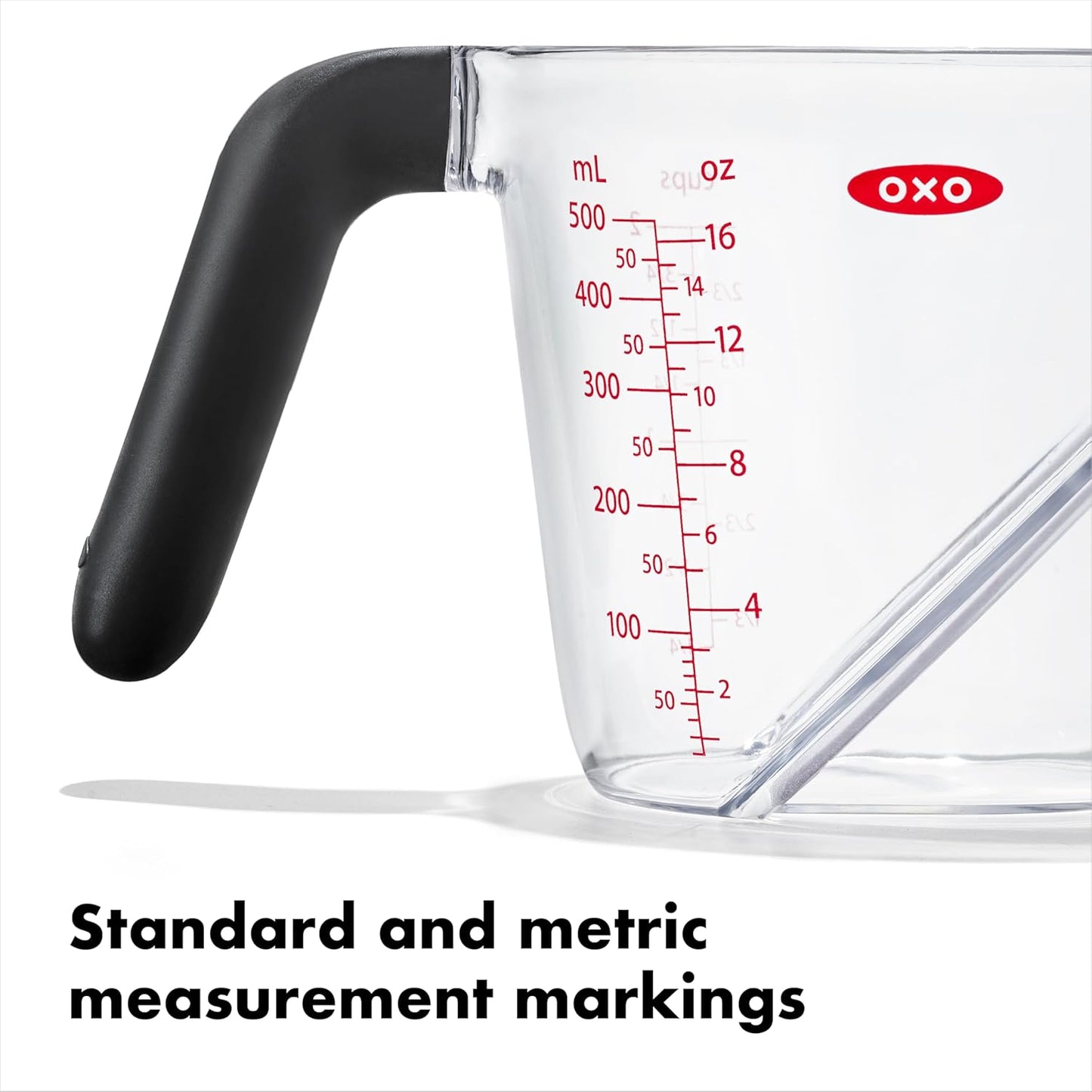 OXO Good Grips Angled Measuring Cup - 2 Cup Capacity for Accurate Measurements