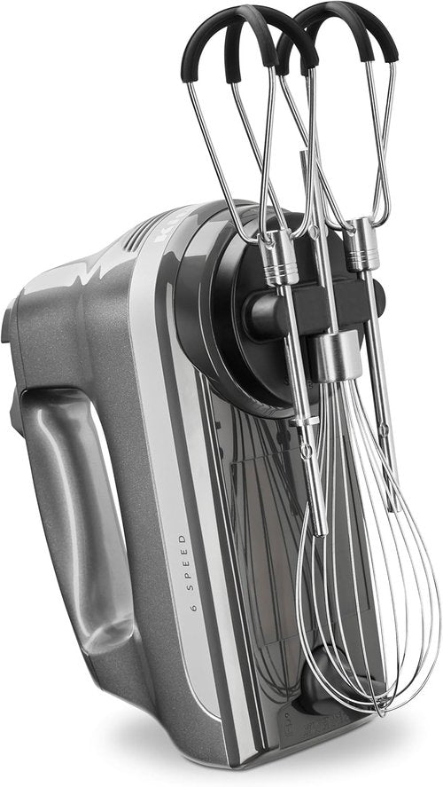 KitchenAid Hand Mixer - 6 Speed with Flex Edge Beaters for Effortless Mixing | KHM6118