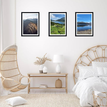 12x16 Black Picture Frame by [Brand Name] - Perfect for 30x40cm Diamond Paintings & Photos