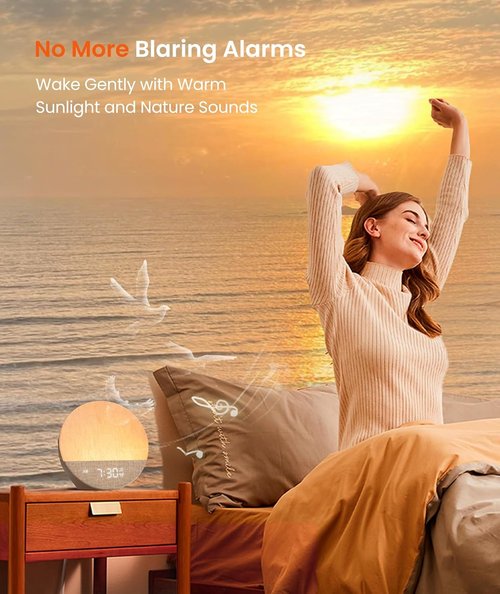 Dreamegg Sunrise 1 Bundle - Sleep Lite D11Max Sound Machine for Home & Travel | Nature Sounds & White Noise