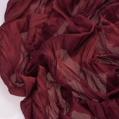 **Socomi Burgundy Red Table Runner - Boho Rustic Cheesecloth Design | 120 Inch for Weddings & Events**