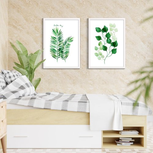 ARTWIND 20x28 Poster Frame 2 Pack, White Solid Wood Photo Picture Frame for Horizontal or Vertical Wall Mounting, Hanging Hardware Included