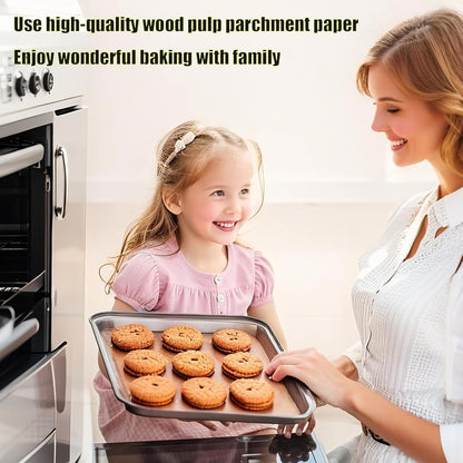 Parchment Paper - 300PCS Non-Stick Precut Baking Sheets | 12 x 16 Inches for Air Fryer & Grilling