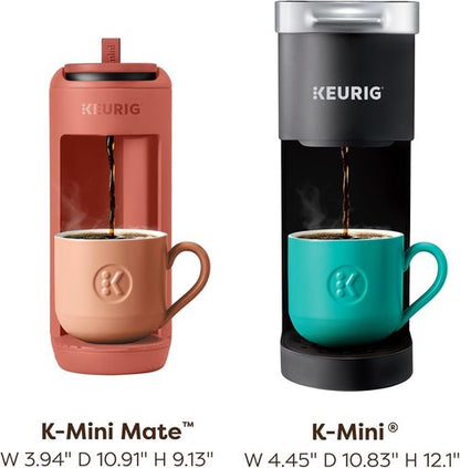 Keurig K-Mini Mate Coffee Maker - Compact Single Serve K-Cup Brewer for Small Spaces | Red Rocks, 12 oz Capacity