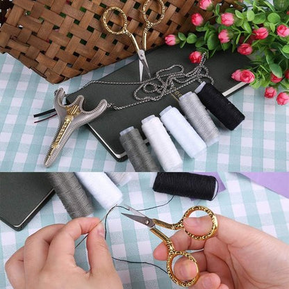 BUTUZE Embroidery Scissors - Exquisite Retro Design for Sewing & DIY Projects | Stainless Steel