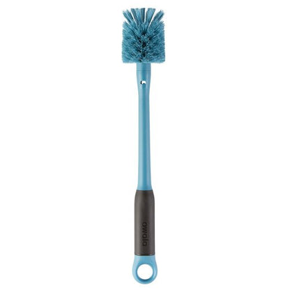 Owala 2-in-1 Water Bottle Brush Cleaner and Water Bottle Straw Cleaner Brush, Water Bottle Brush with Removable Head and Twist n� Hide Straw Brush, Smokey Blue