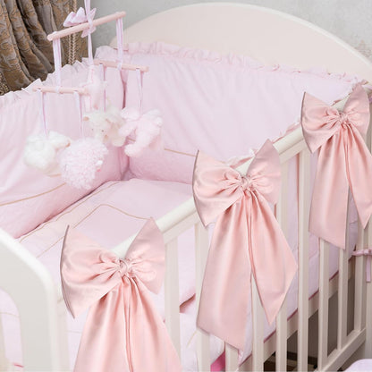 Skiennix Large Pink Bows - 3 Pack Decorative 11 x 23 Inches for Bachelorette & Bridal Showers