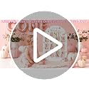 Pink Pumpkin First Year Photo Board - 1st Birthday Keepsake Decor