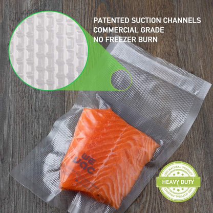 Wevac Food Vacuum Seal Roll - 11” x 150’ with Cutter | BPA-Free, Ideal for Meal Prep & Storage