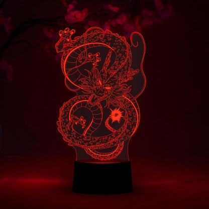 Otaku Lamps Shenron Dragon Ball Super - 16 Color RGB LED Anime Night Light | 3D Room Décor Gift