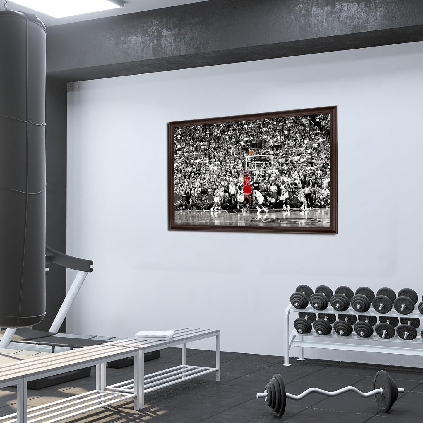 Michael Jordan Large Sports Poster - Unframed Canvas Wall Art Decor (24"x32") for Bedroom & Gym