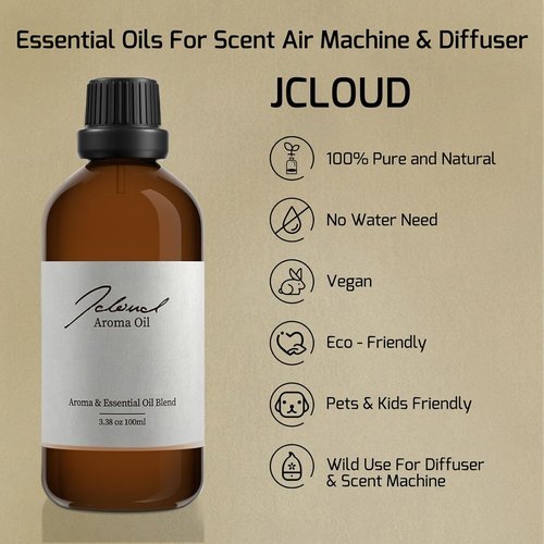 JCLOU Spring Breeze Hotel Diffuser Oil - Luxury Aromatherapy Inspired by InterContinental - 100mL Glass Bottle