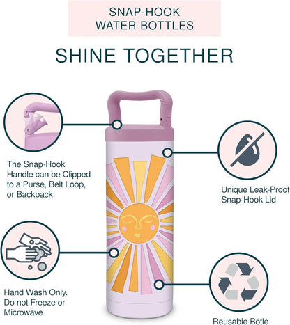 Shine Together by Studio Oh! Insulated Water Bottle - 20-Ounce Stainless Steel, BPA-Free Design